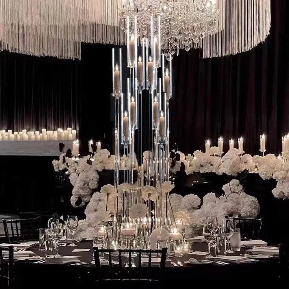 Acrylic Candelabra Centerpiece
