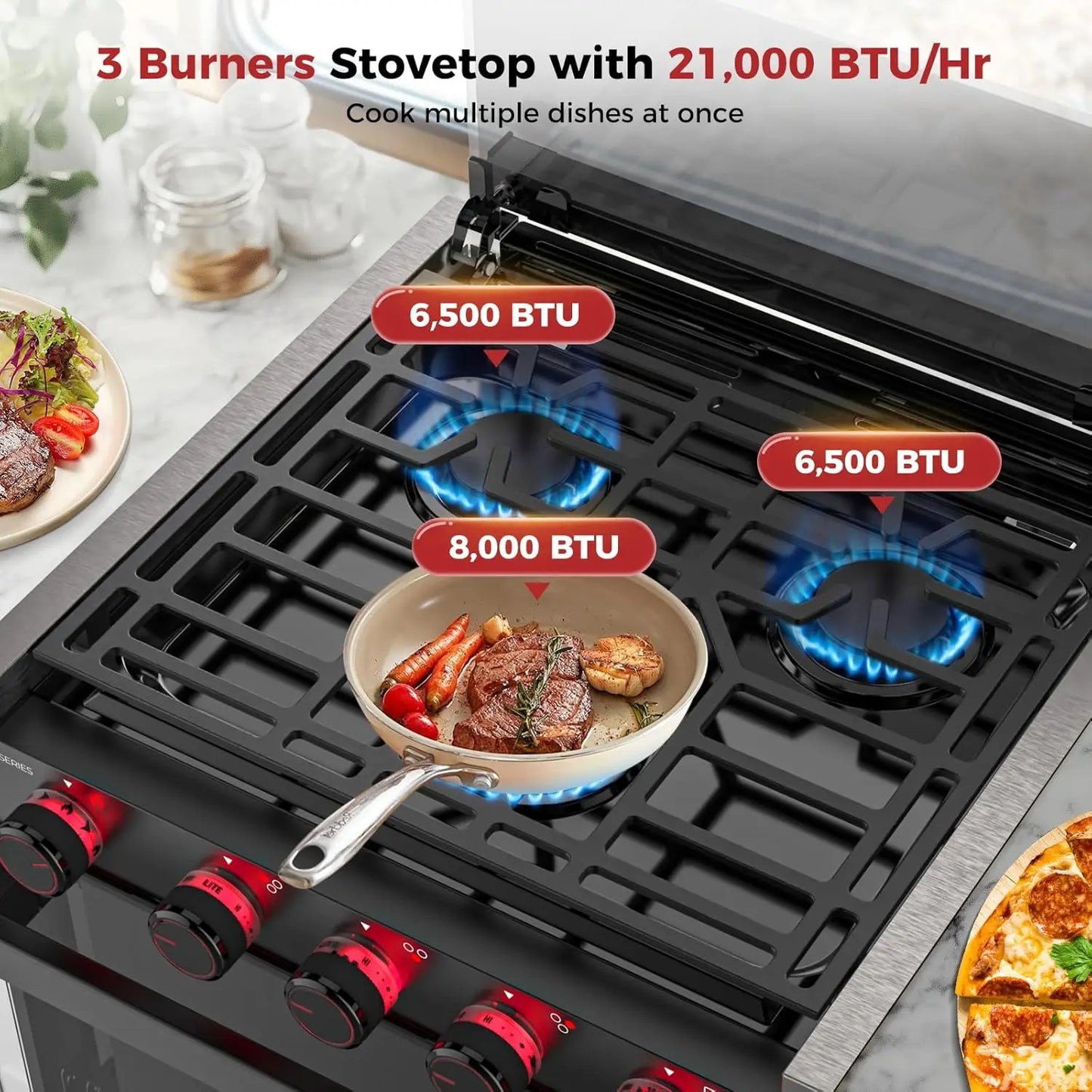 Propane Gas Oven Stove