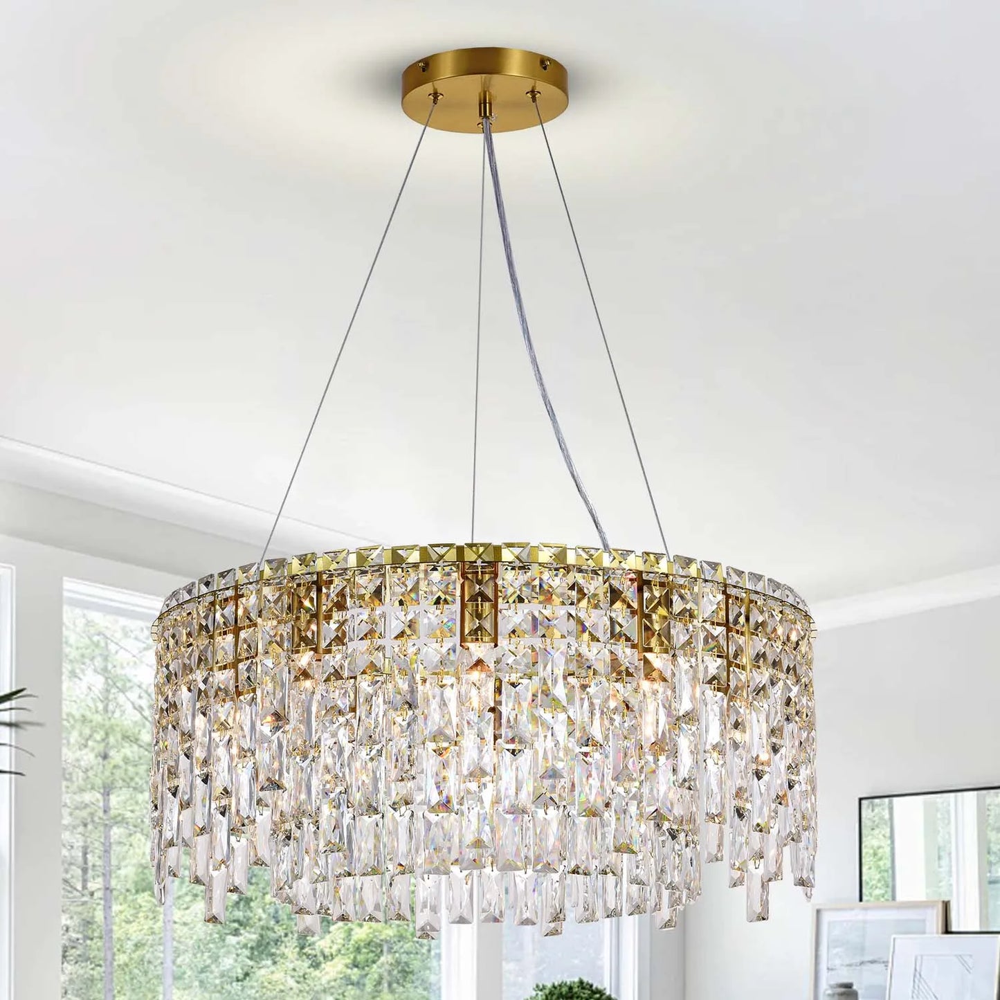 Modern Ceiling Crystal Chandelier