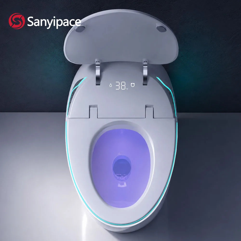 Smart Toilet Seat with Bidet - Comfort Height Air Dryer