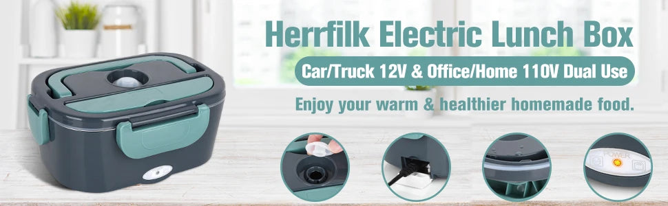 Electric Portable Food Heater Lunch Box
