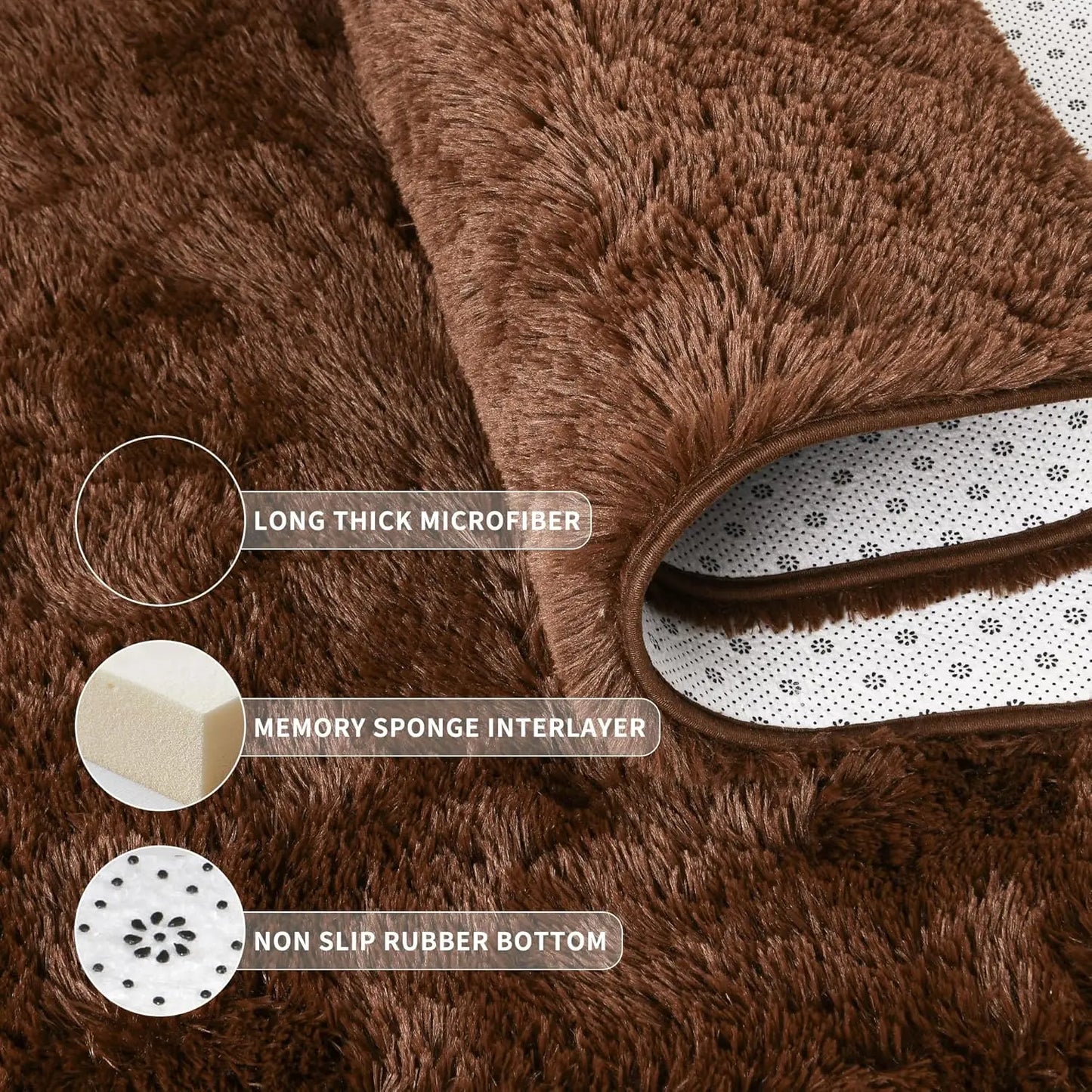 Plush Fluffy Ultra Soft Indoor Modern Rugs