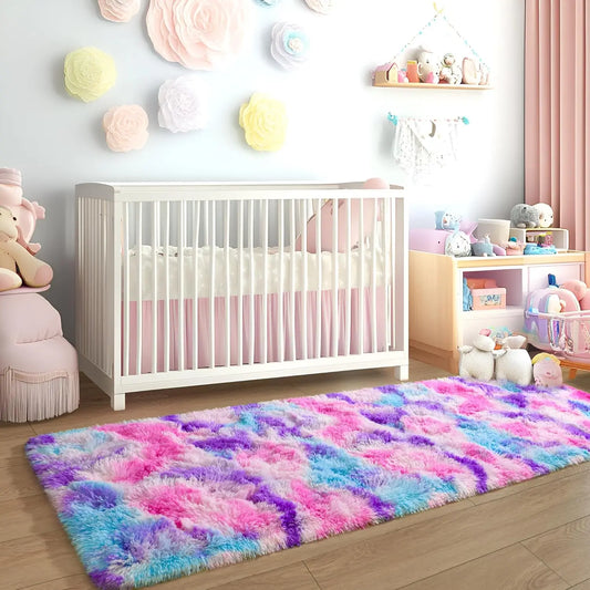 Bedroom Fluffy Fuzzy Runner Soft Rugs