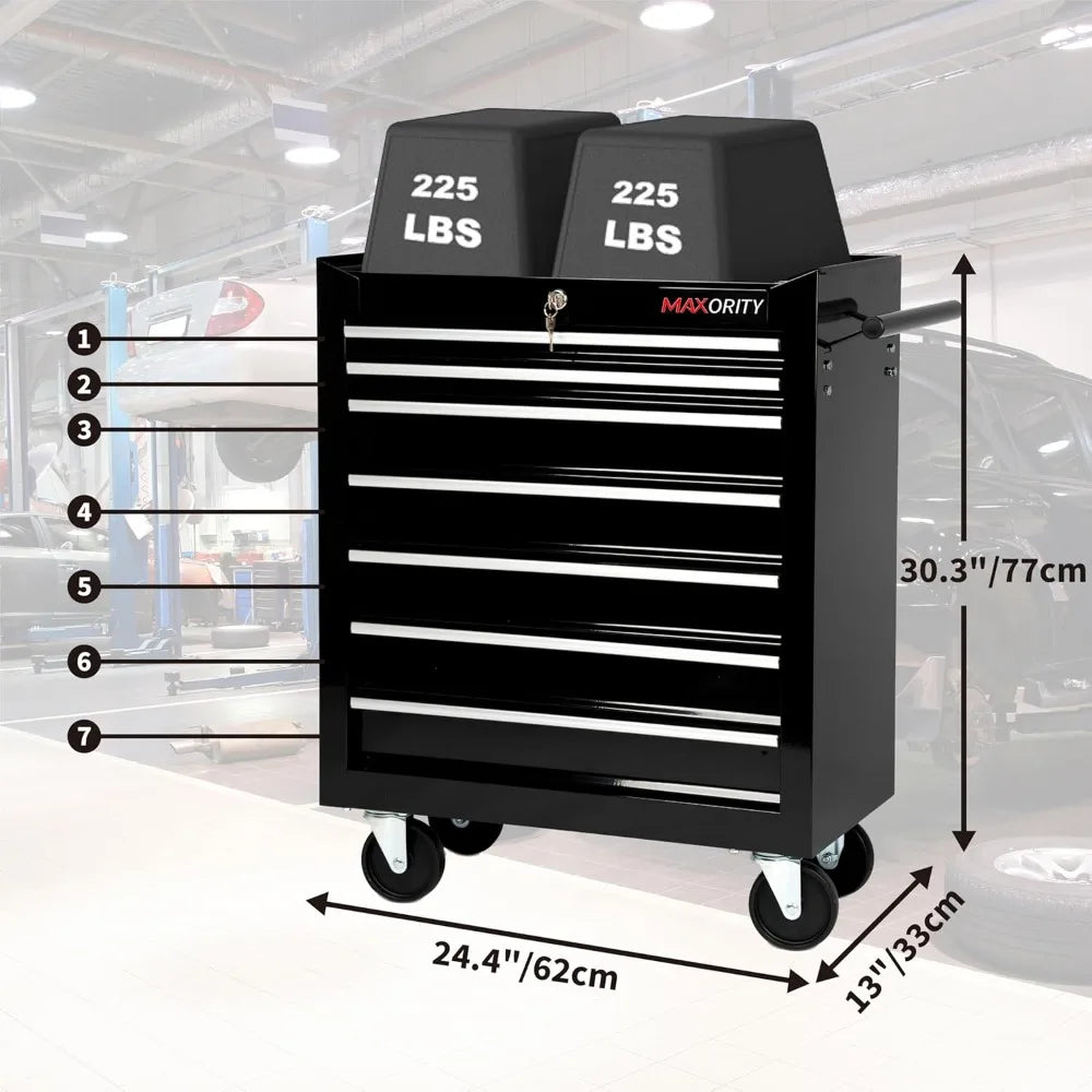 Heavy-Duty Rolling Tool Chest Cabinet