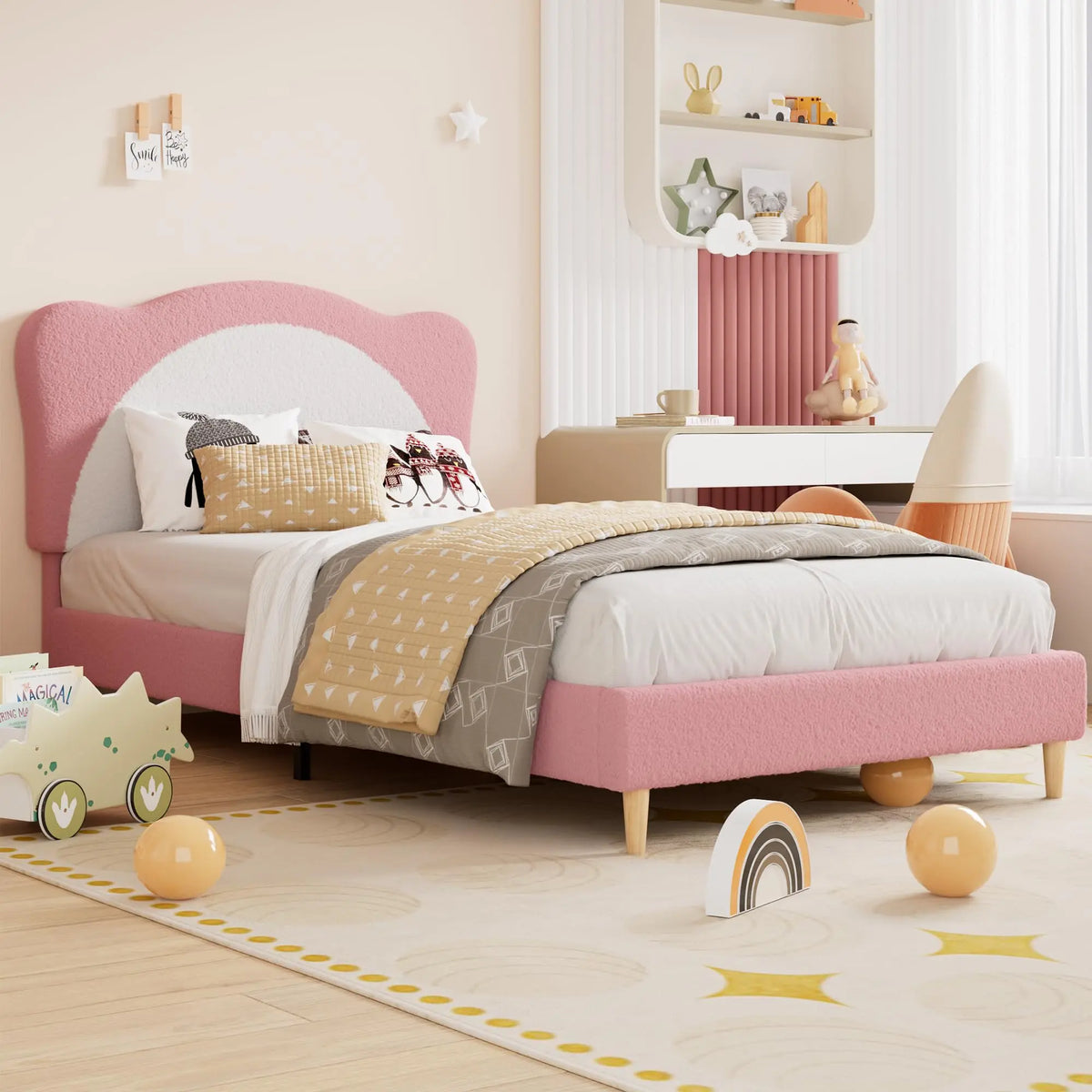 Upholstered Platform Bed Frame