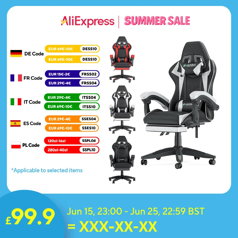 Footrest Gamer Chair
