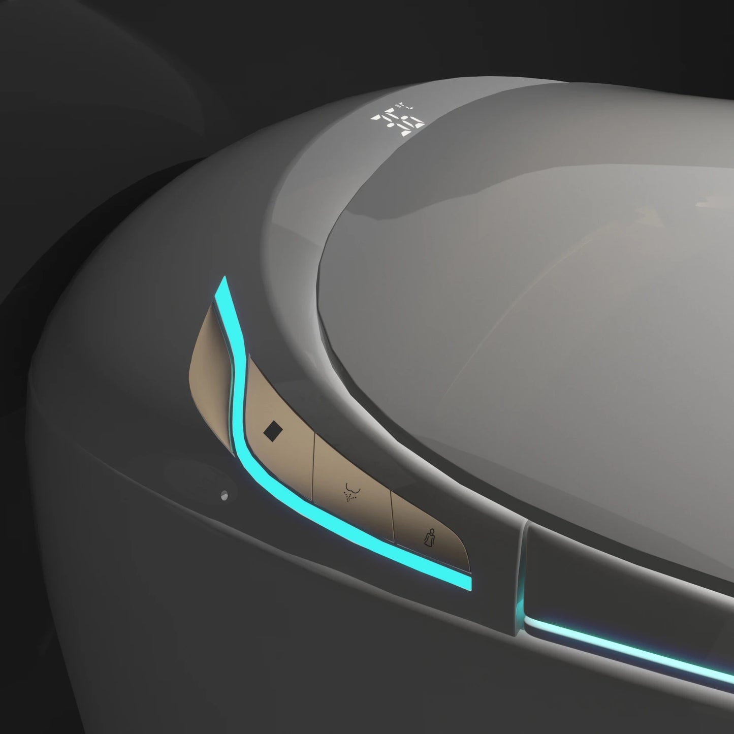 Unique Smart Toilet with Bidet Built In