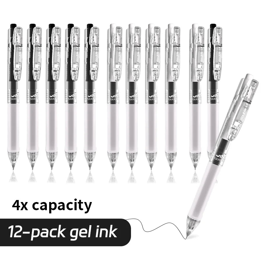 Gel Pens - Retractable, Ultra Fine Tip