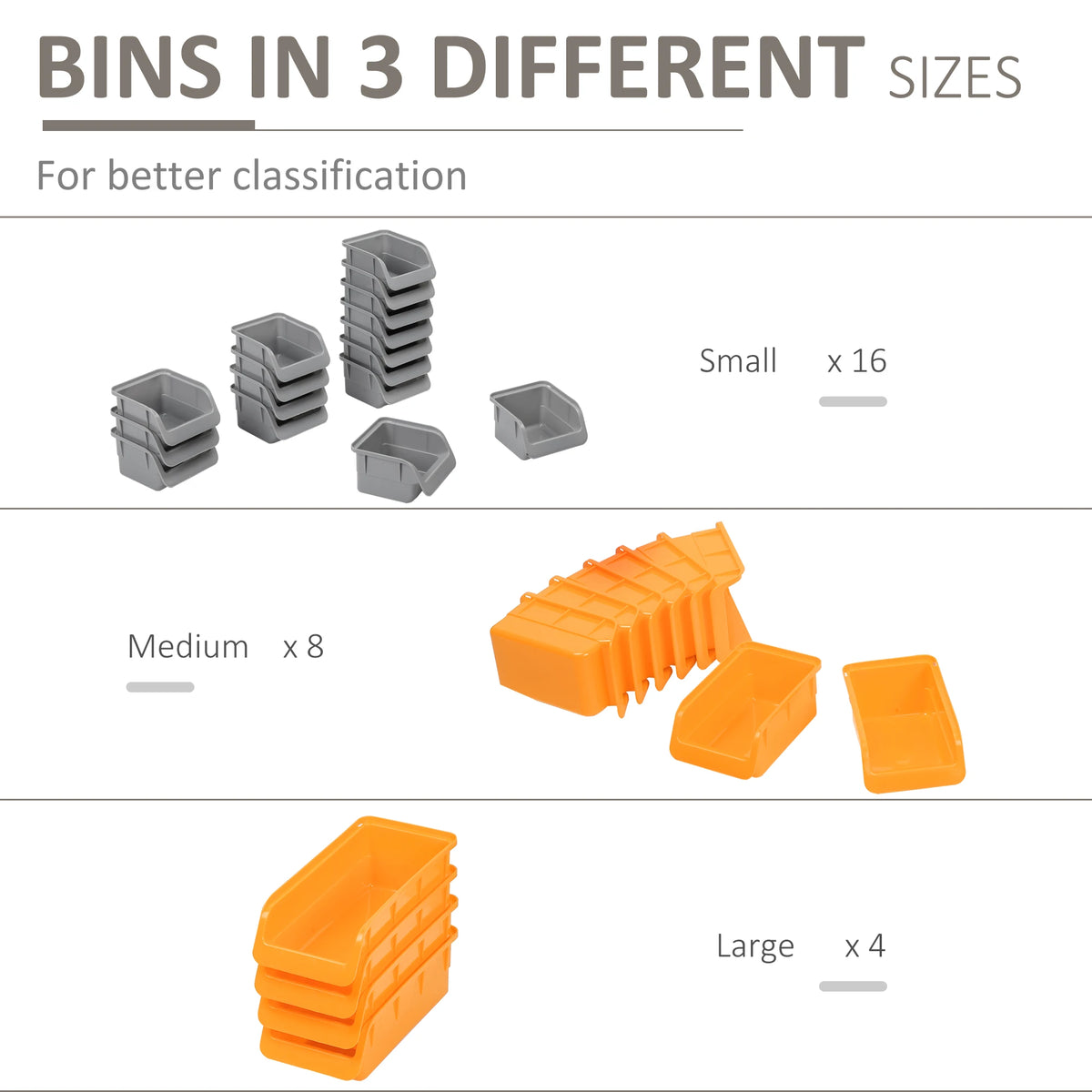 Wall Mounted Storage Bins