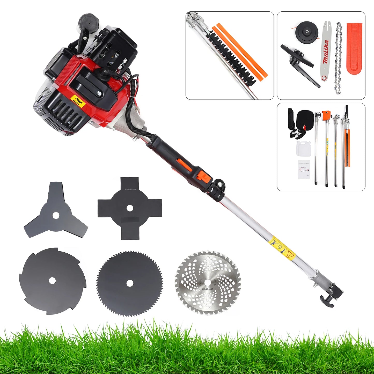 2 Stroke Grass Wacker Gas Power Trimmer