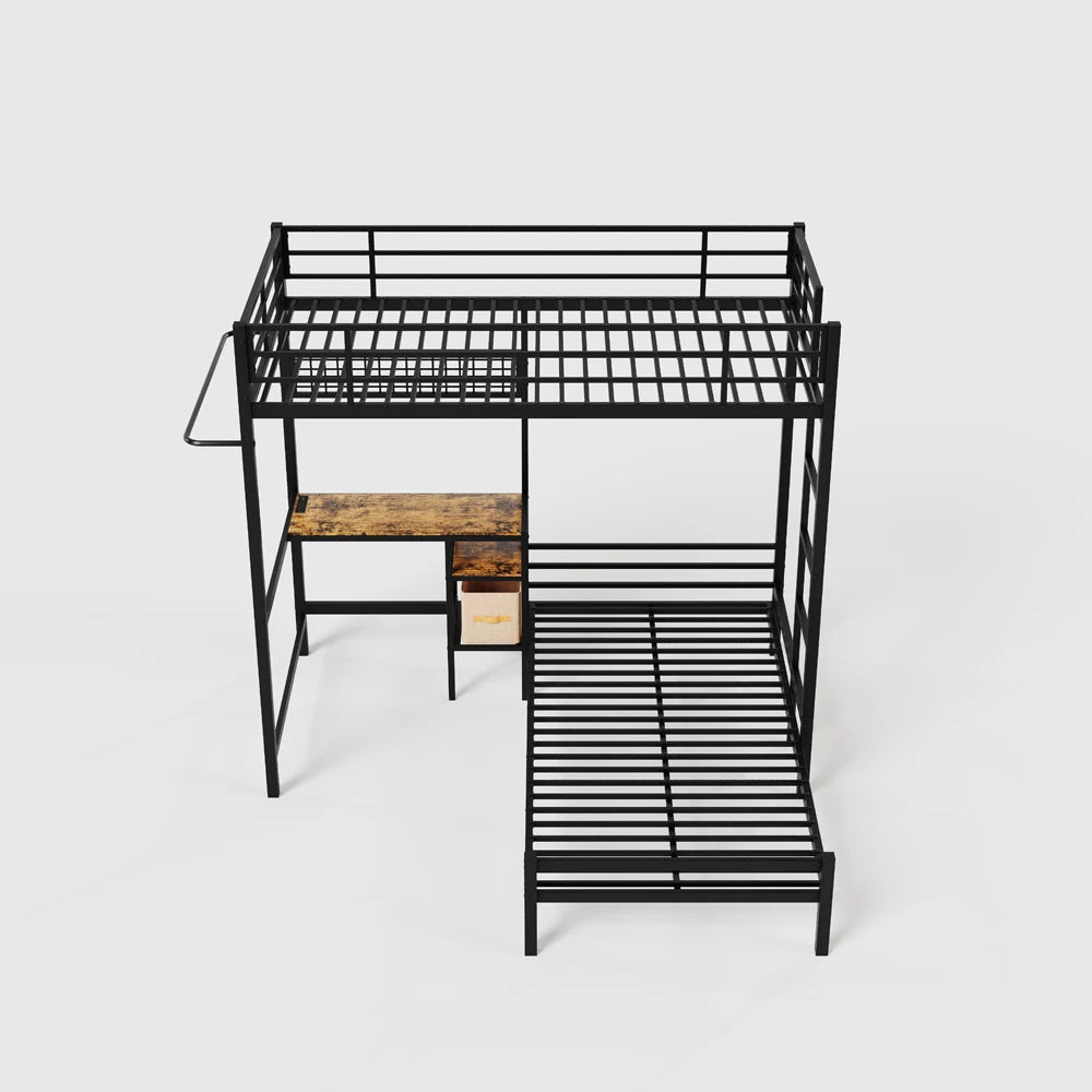 Twin Over Twin Metal Bunk Bed