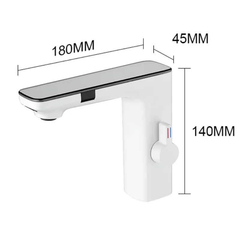 Basin Faucet Touch Sensor Digital LED Temperature