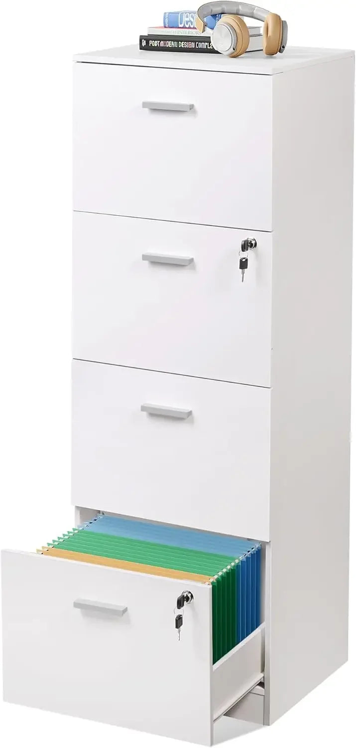 Vertical Filing Cabinet with Lock