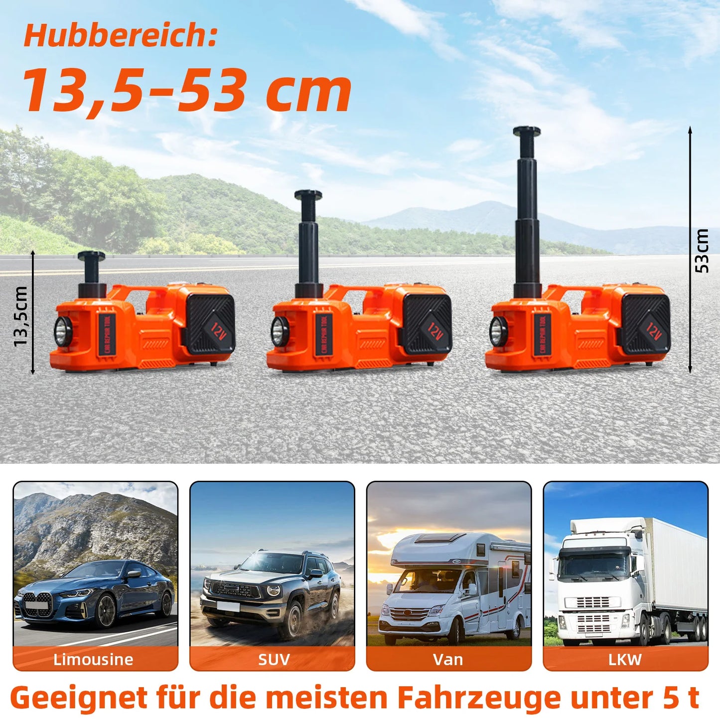 Electric Hydraulic Car Jack