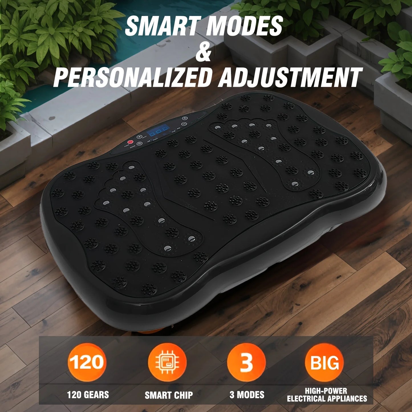 Magnetic Vibration Plate Exercise Machine
