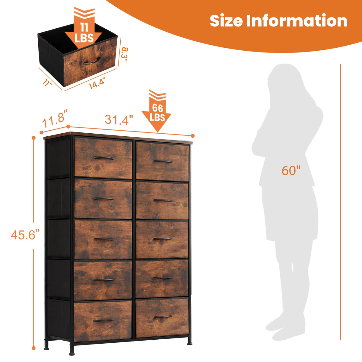 Bedside Table with Wardrobe