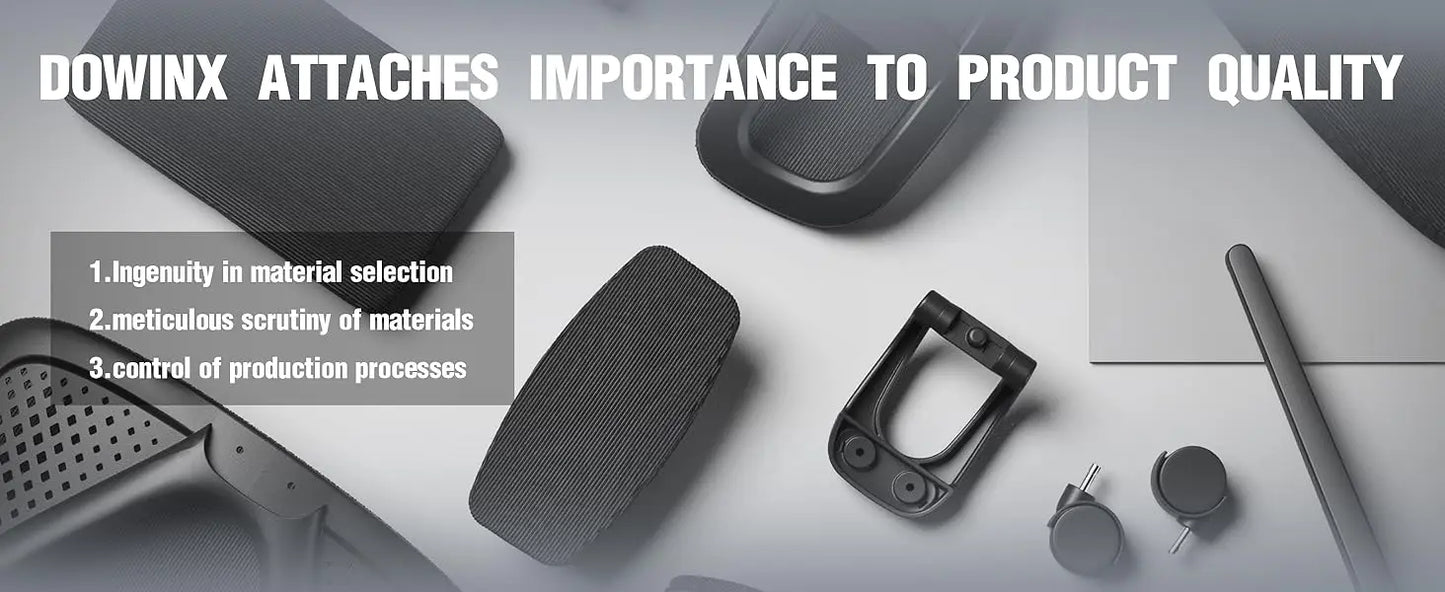 Ergonomic Office Chair with Lumbar Support and Headrest