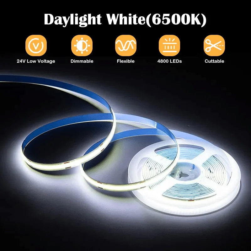 Listed LED Strip Light Dimmable with RF Remote