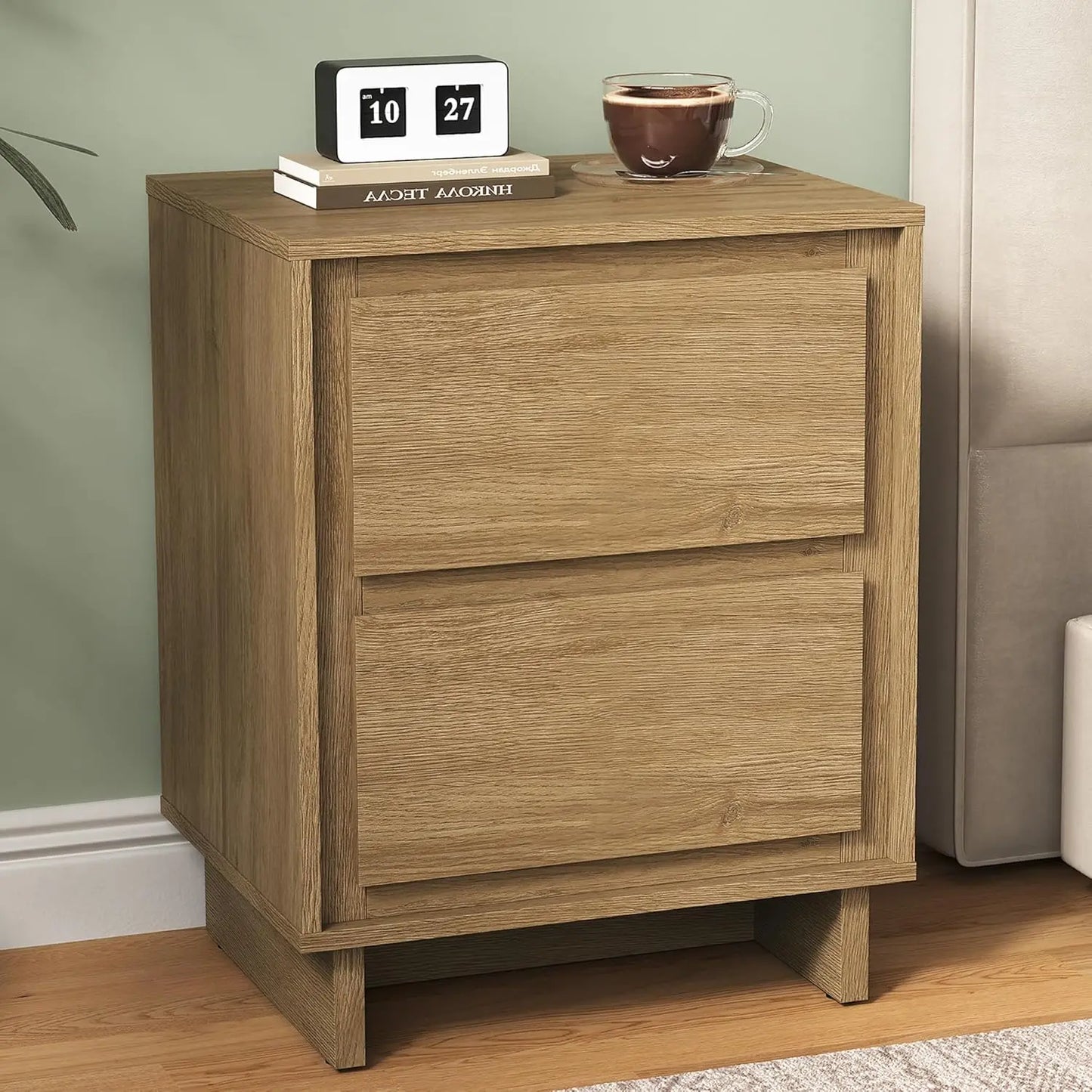 Modern Nightstand with Storage