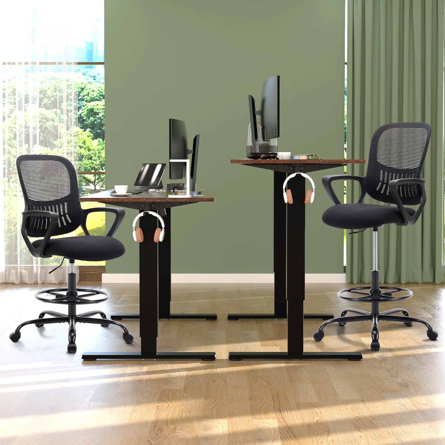 Ergonomic Mesh Backrest Office Desk Chair Adjustable Height
