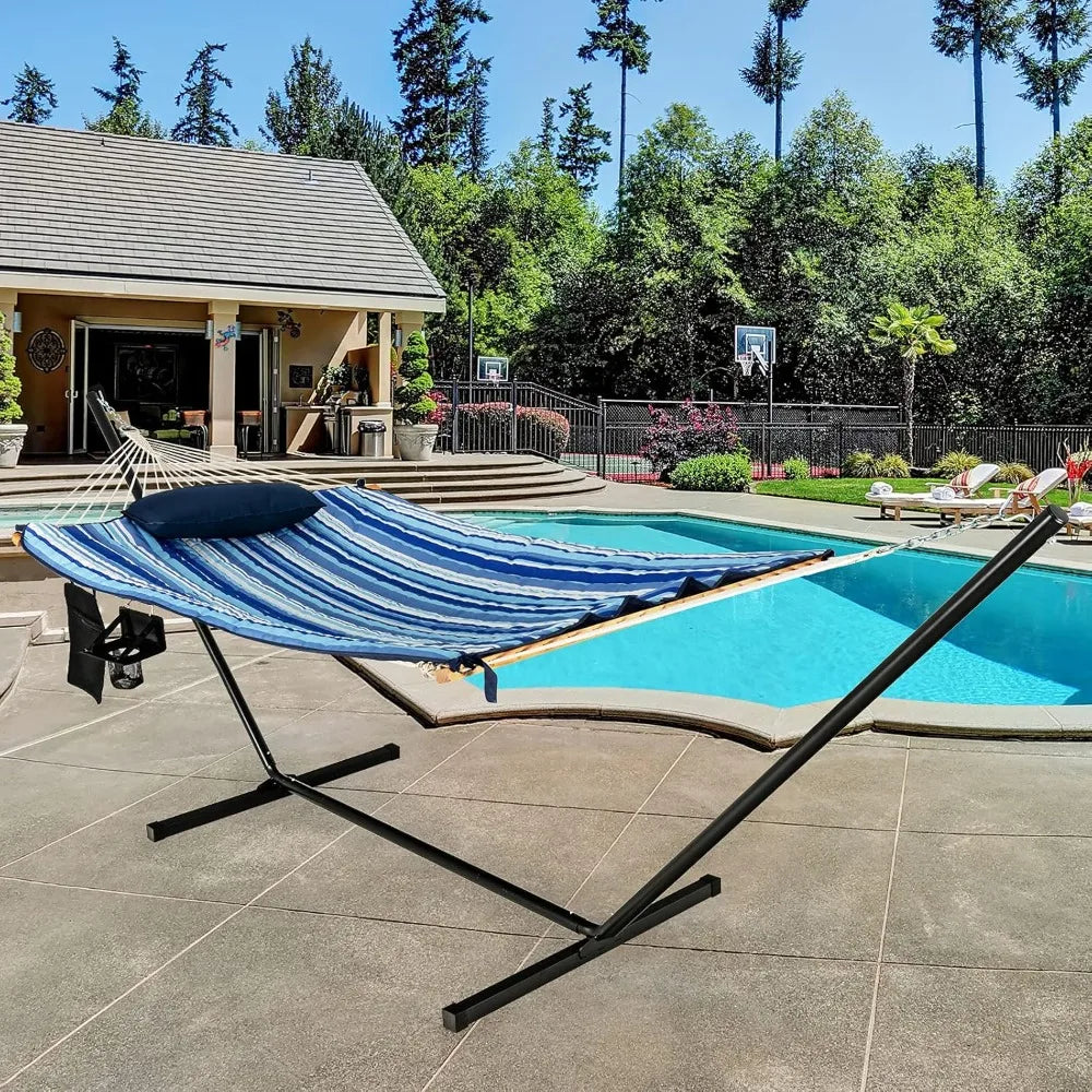 Double Hammock with Stand