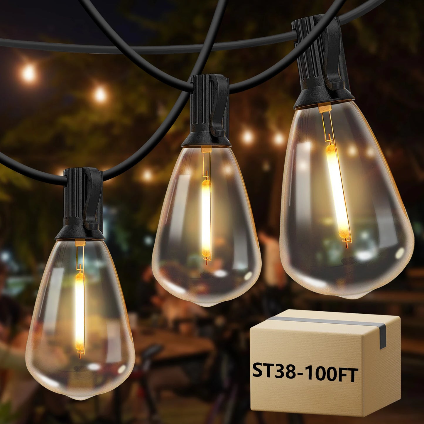 Waterproof Patio String Lights