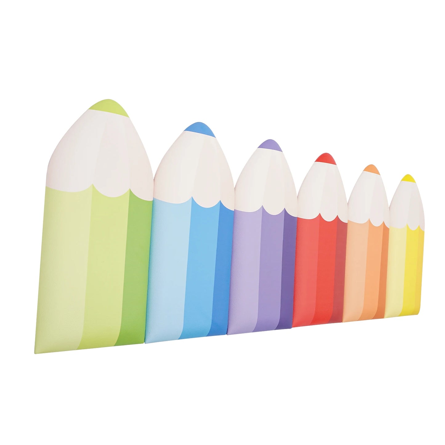 3D Pencil-Shaped Wall Padding for Kids