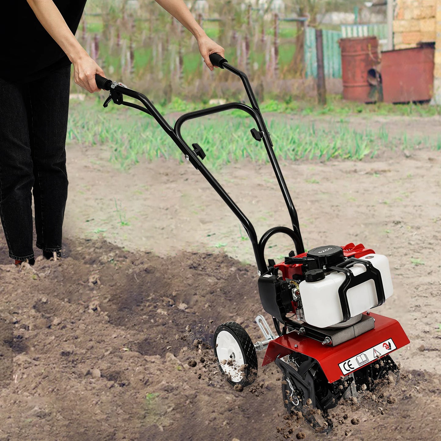 Air-Cooled  Gasoline Engine Plowing Tilling Weeding Excavator