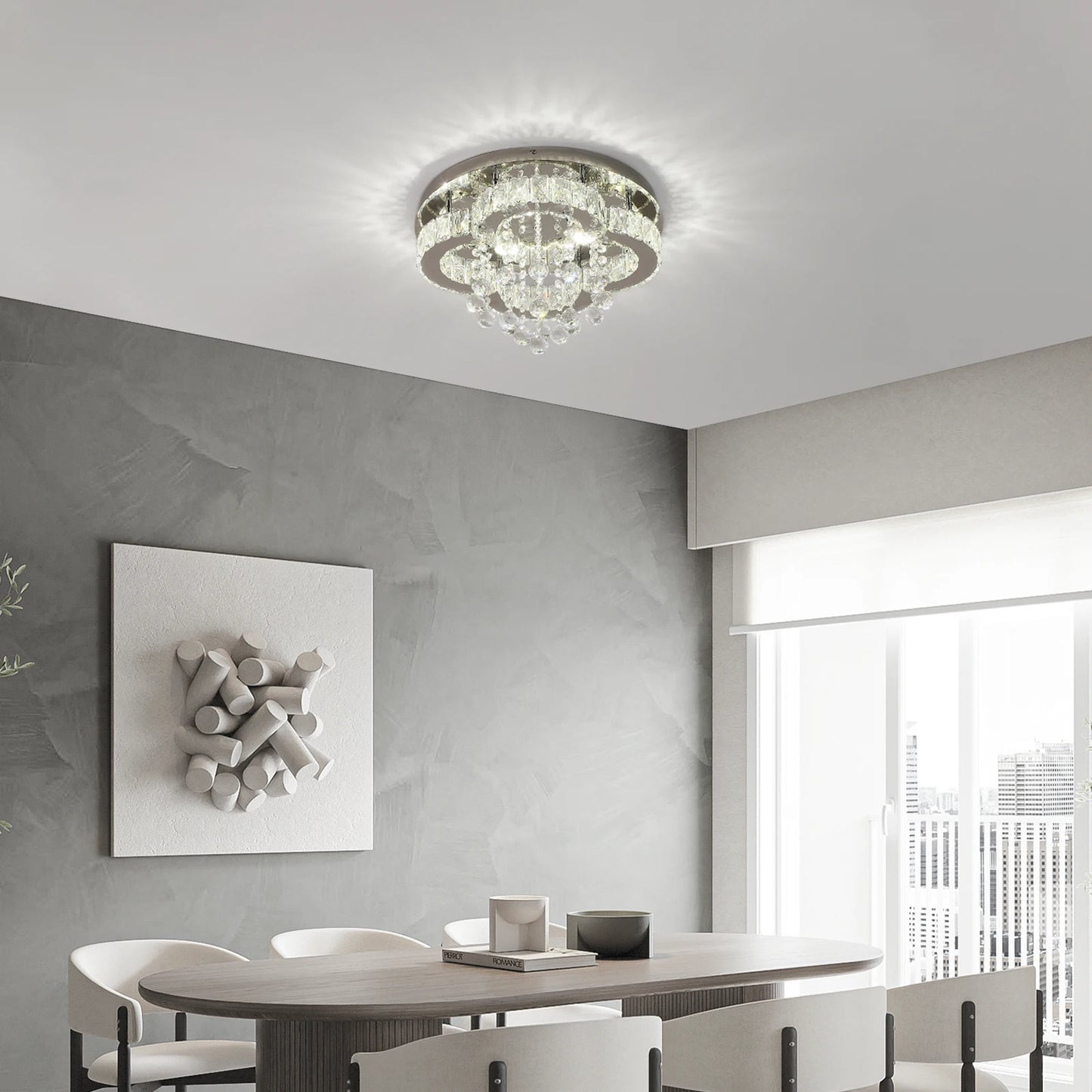Crystal Chandelier Luxury Pendant Ceiling Lamp