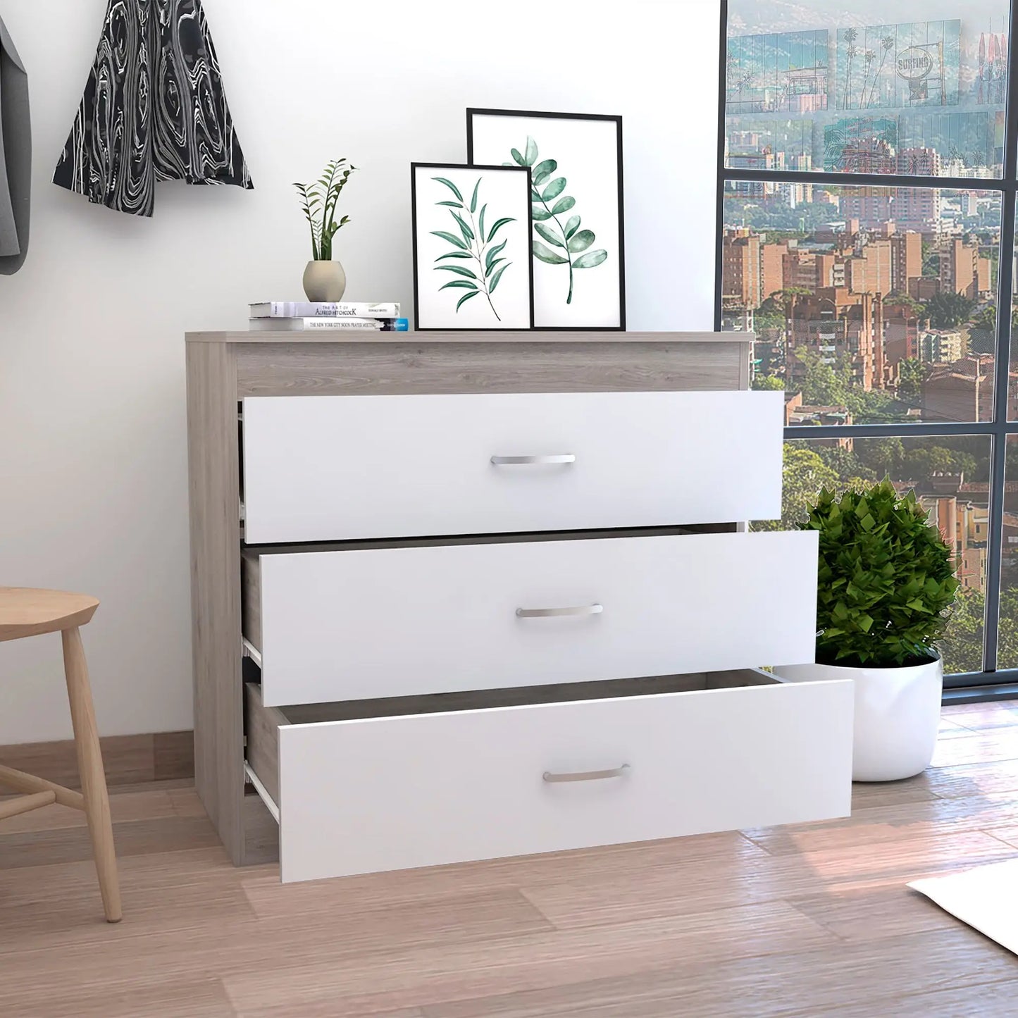 Dresser with Superior Top Metal Hardware