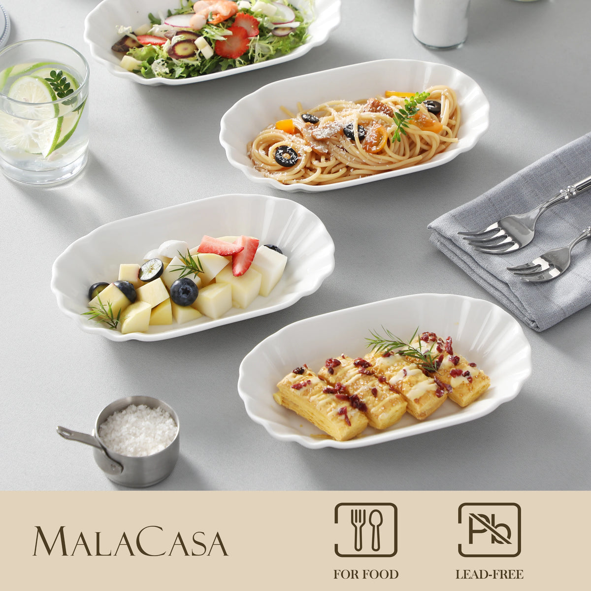 Regular Ceramic Porcelain Breakfast Tray