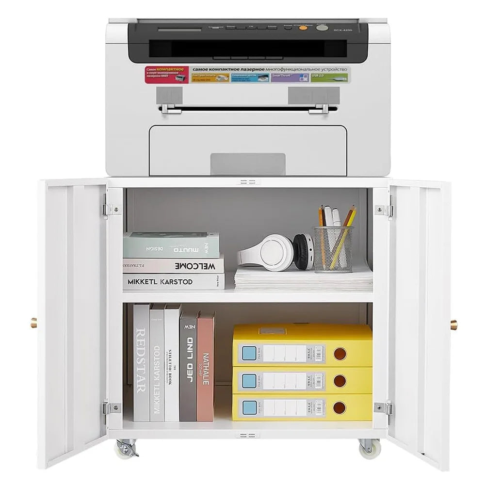 Steel File Cabinet with Double-Door and Adjustable Shelf