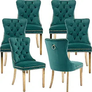 Velvet Dining Chairs Set