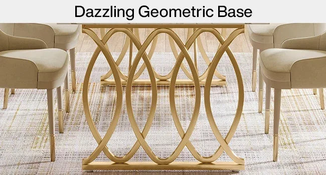 Modern and Unique Rectangular Dinner Table