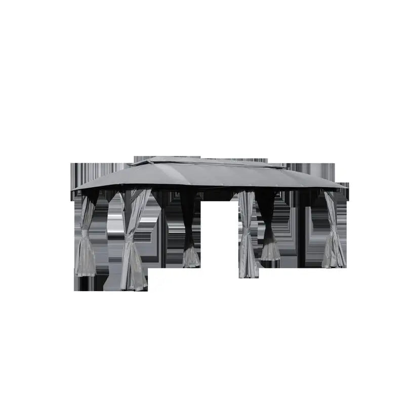 Outdoor Gazebo with Double Roofs