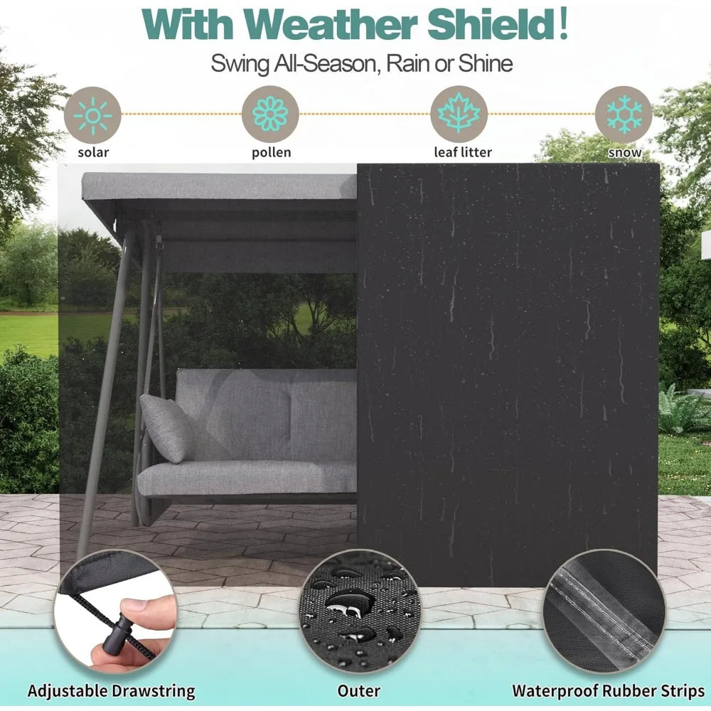 Porch Swing with Canopy