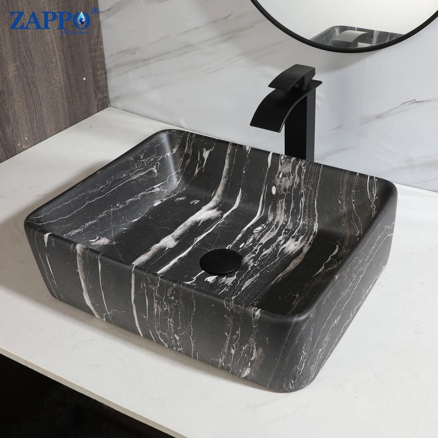 Vessel Sink Ceramic Vessel Sink with Faucet Combo