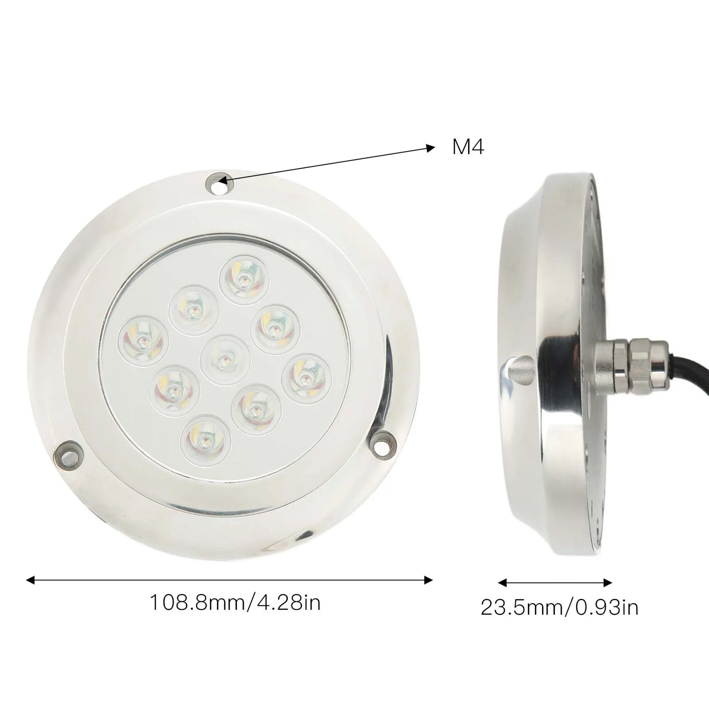 Waterproof Underwater Light Dome Swimming Pool Lamp