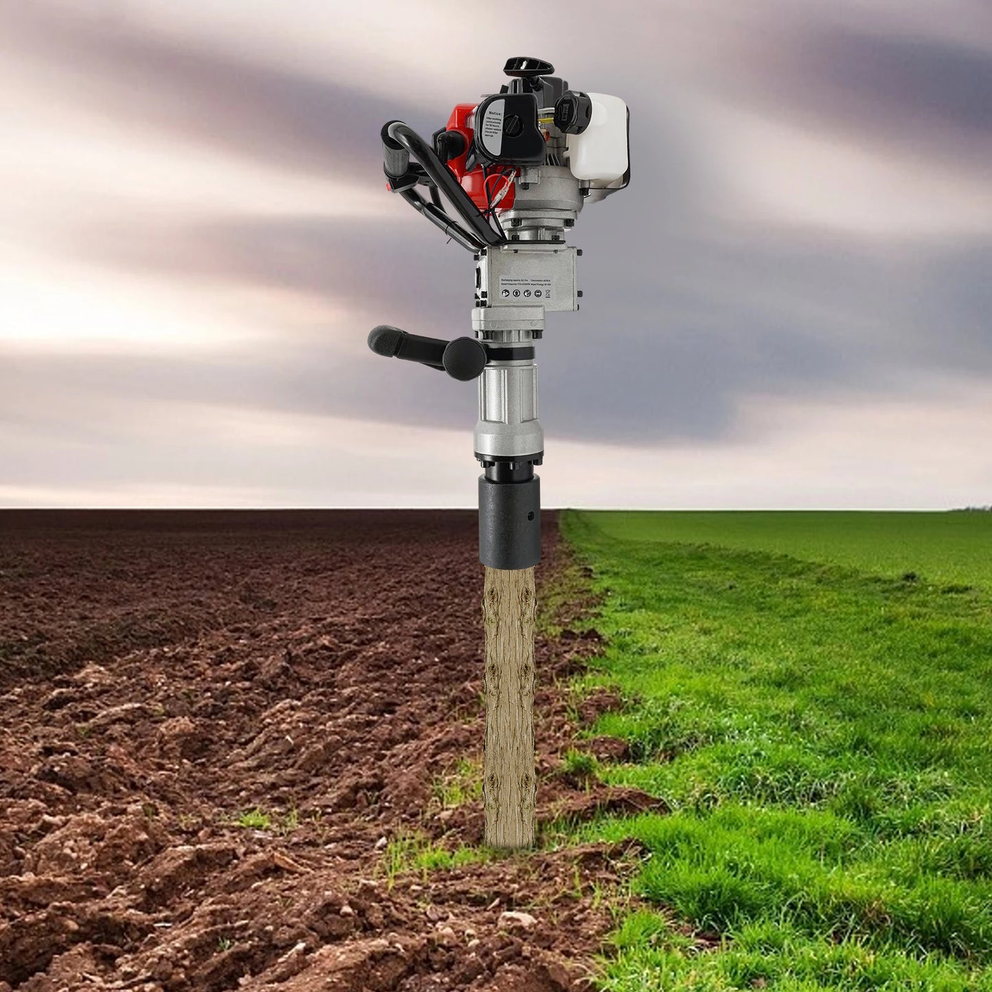 Gas-Powered Post Driver Speed Single Cylinder Gasoline Piling Engine