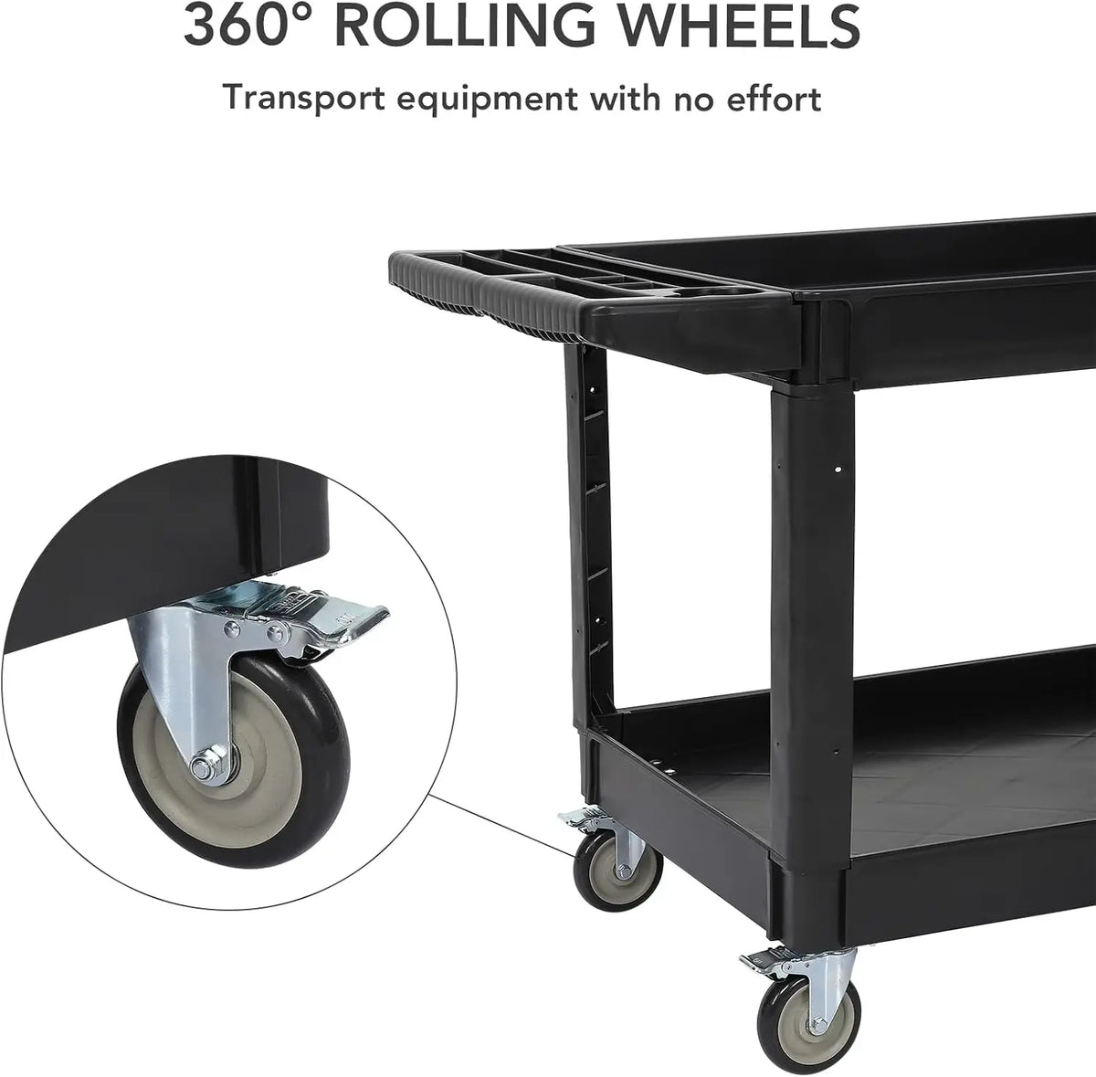 Heavy Duty Steel Utility Rolling Tool Cart