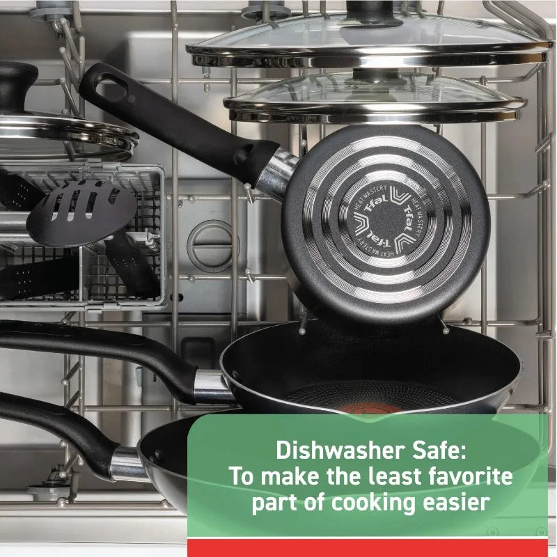 Easy Care Non-Stick Pots and Pans Cookware Set