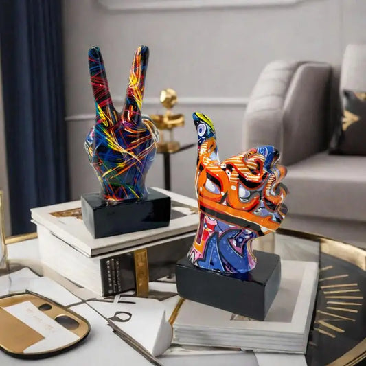 Art And Crafts Graffiti Hand Gesture Ornament