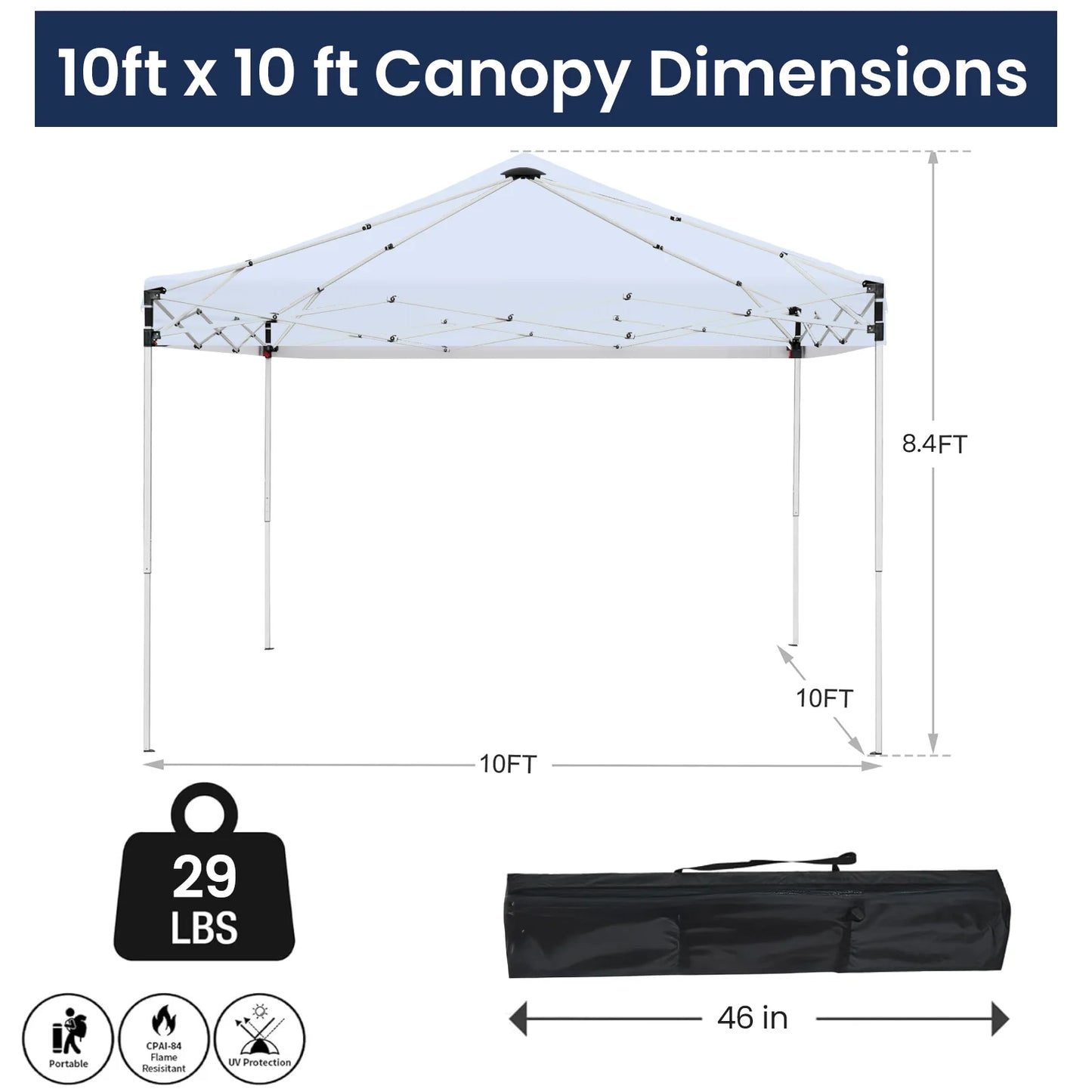 Easy to Set Up Canopy Tent - Instant Shade Tent