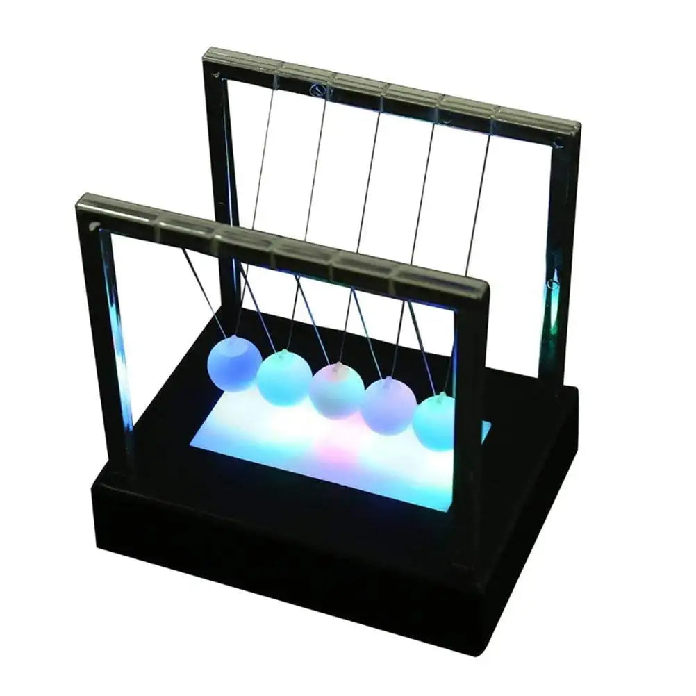 Newtons LED Light Up Balance Balls Desk Decor