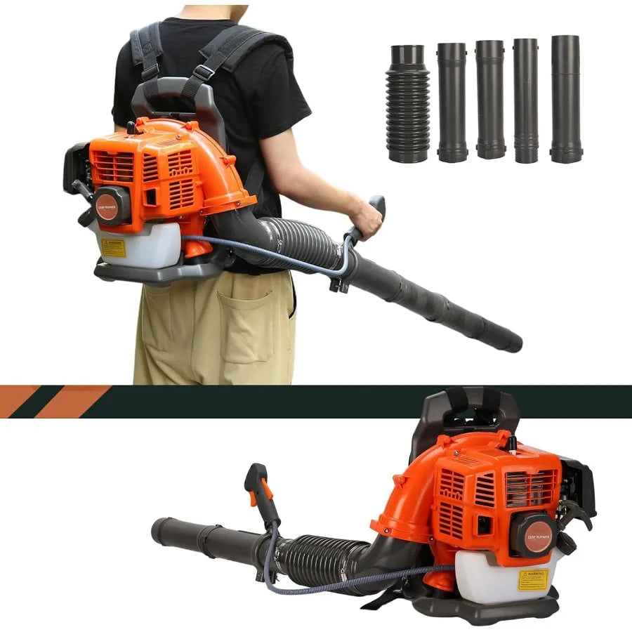Backpack Leaf Blower - Leaf Blower with High Strength Gas Powered