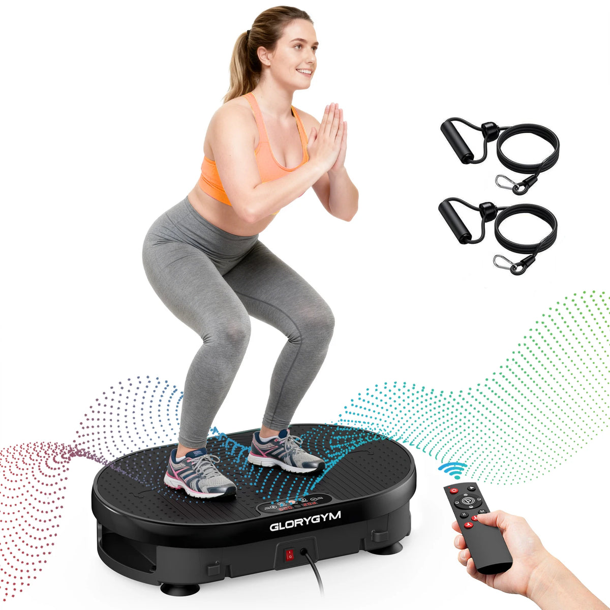 LED Display Vibration Plate Exercise Machine