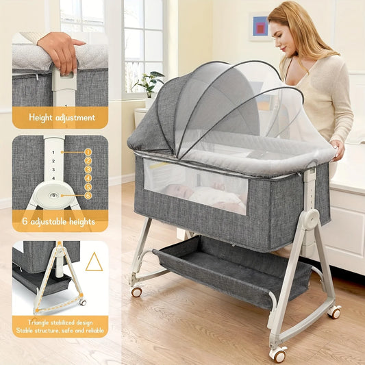Baby Bassinet with Wheels