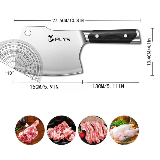 Professional Chef's Bone Chopping Knife