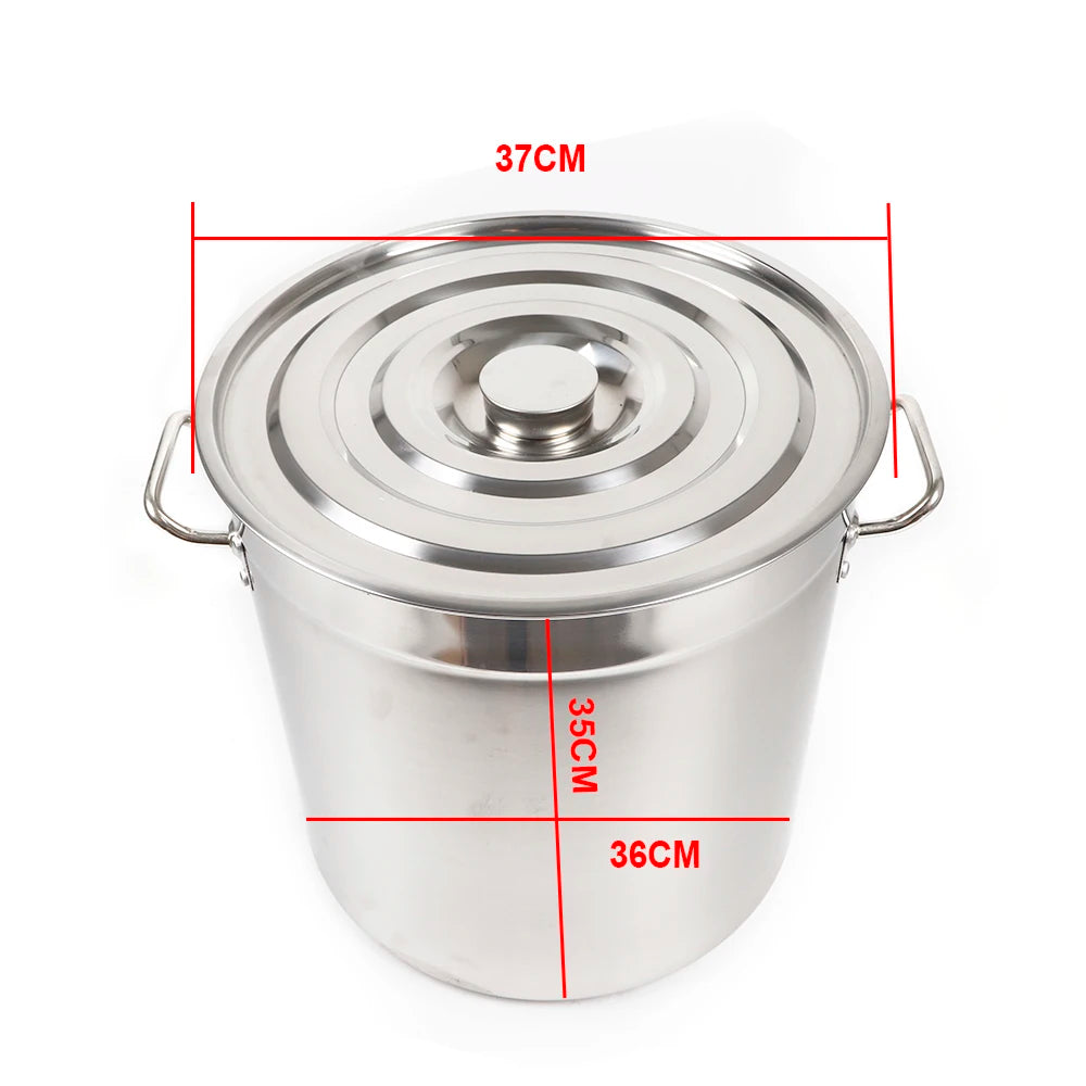 Large Capacity Multipurpose Thickened Stainless Steel Cooking Pot
