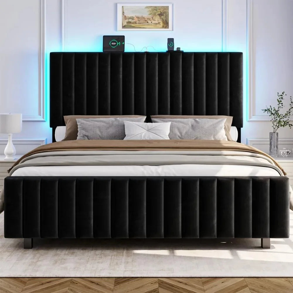 Upholstered Platform Bed Frame